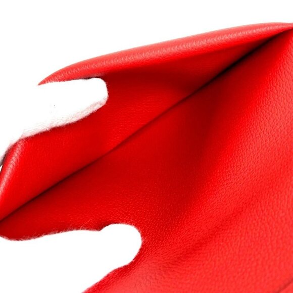 HERMES Notepad "EA Zip" PM Notebook case cover Evercolor Rouge Ladue Red Unused - Picture 11 of 12